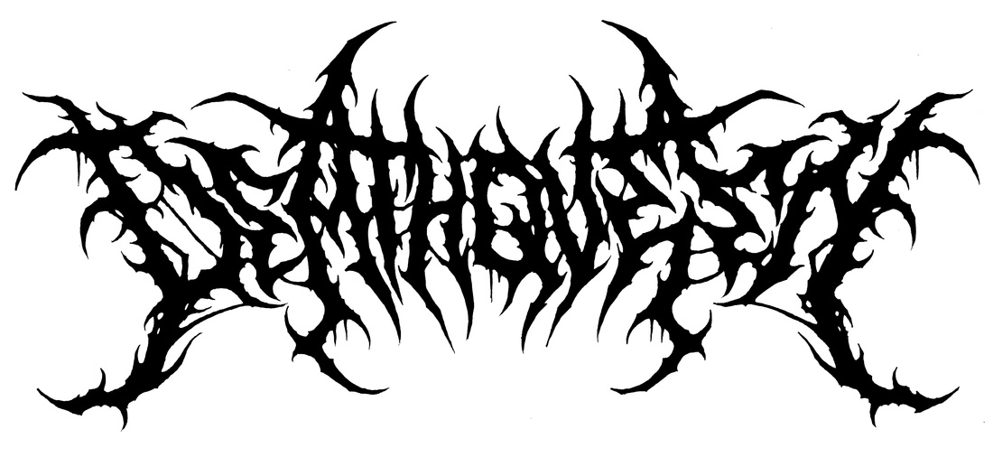 radiohead death metal font